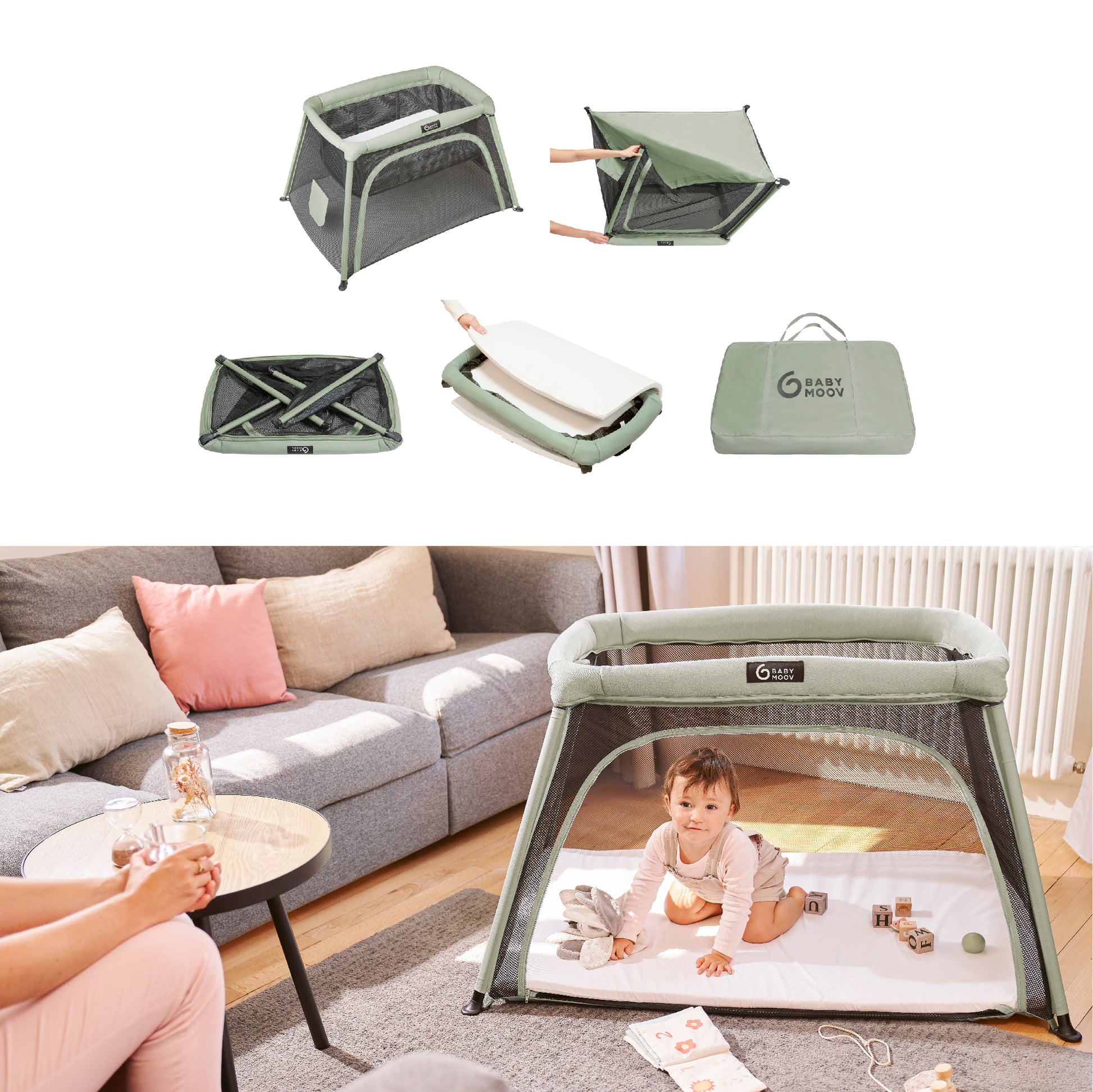 Babymoov - Moov and Comfy Travel Crib (7974990250018)
