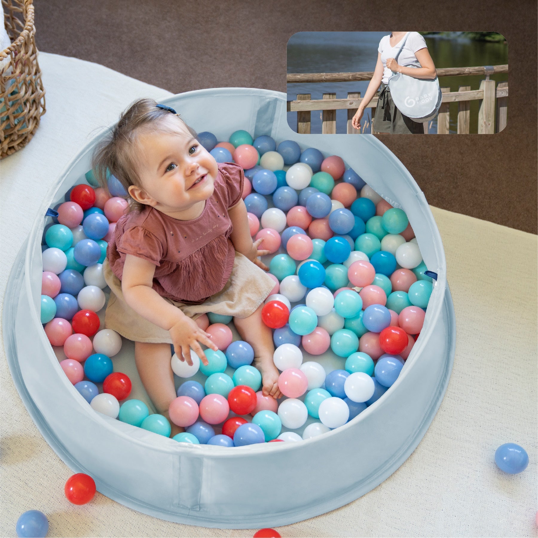 Babymoov Aquani Mariniere 3 in 1 Pool, Playpen, Tent (7974965510178)