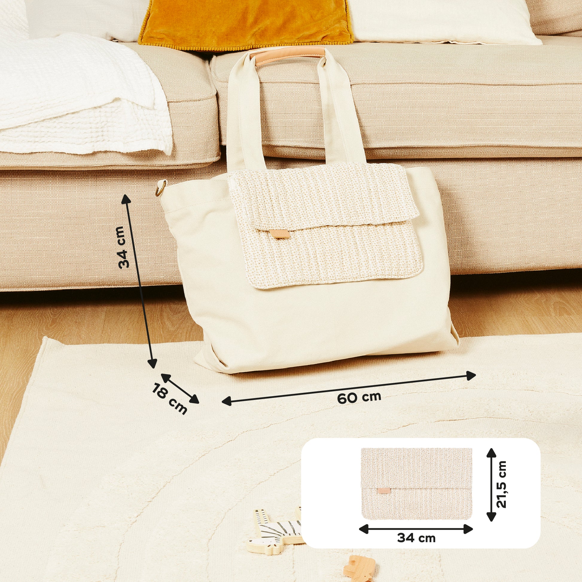 Babymoov - Tote Bag Bloom Changing Bag (7974993330210)