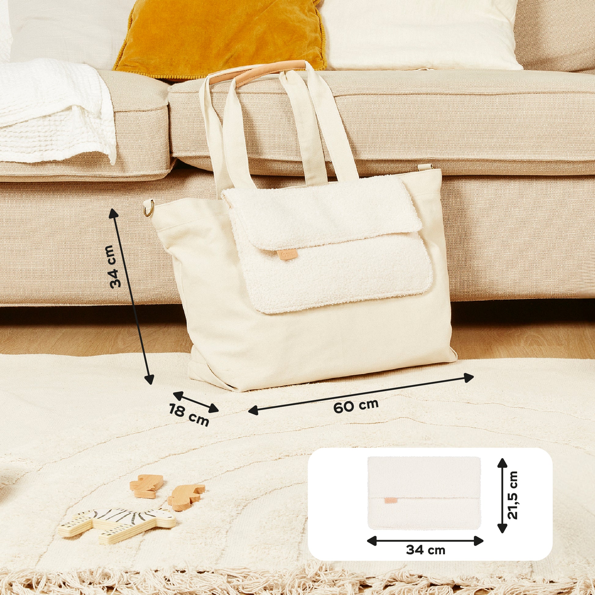 Babymoov - Tote Bag Sherpa Changing Bag (7974999457826)