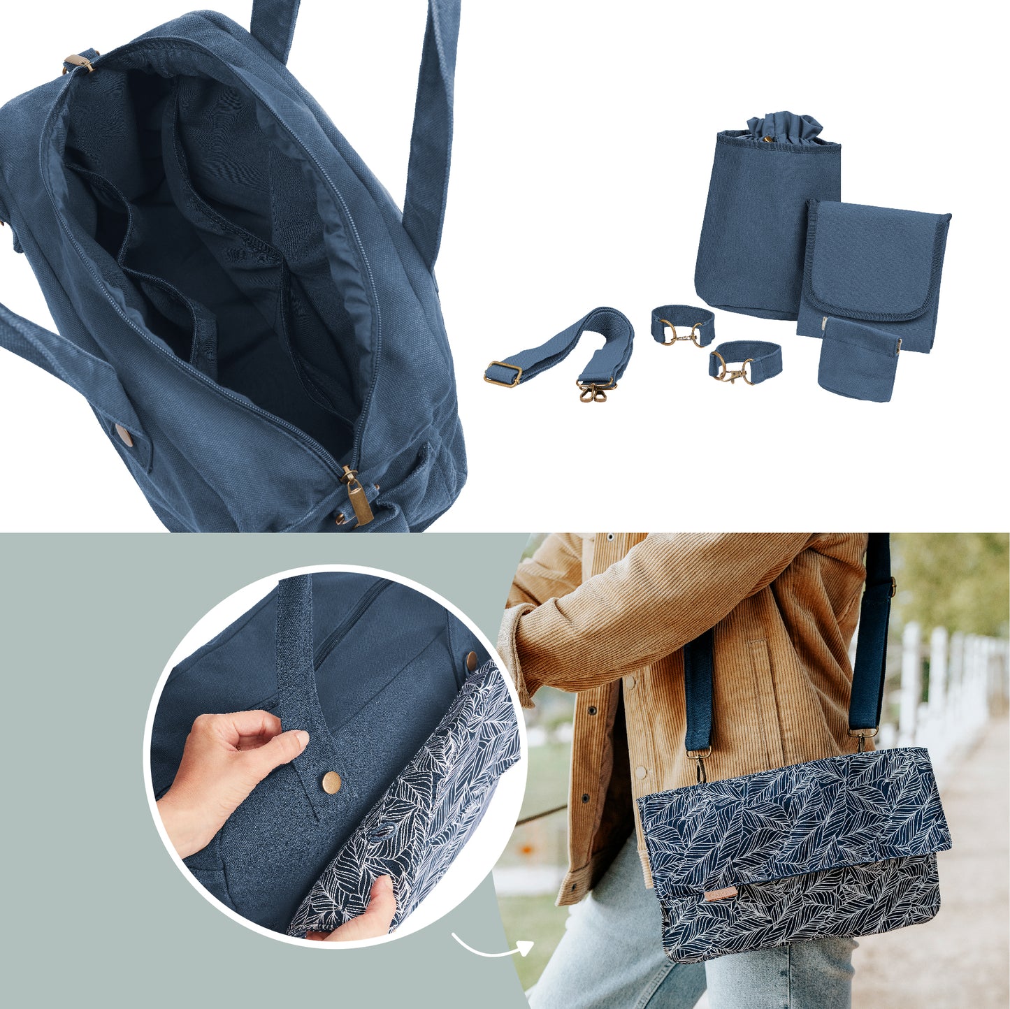 Babymoov Day to Day Bag Palm Changing Bag (7975000866850)