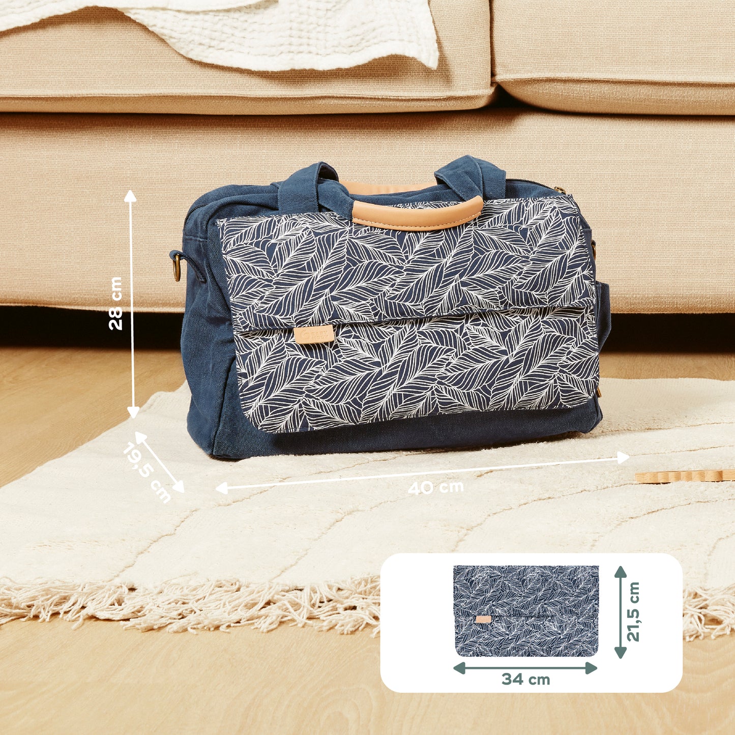 Babymoov Day to Day Bag Palm Changing Bag (7975000866850)