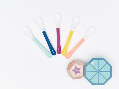 Babymoov - 2nd Age Multicolor Spoon Set of 5 (7974964822050)