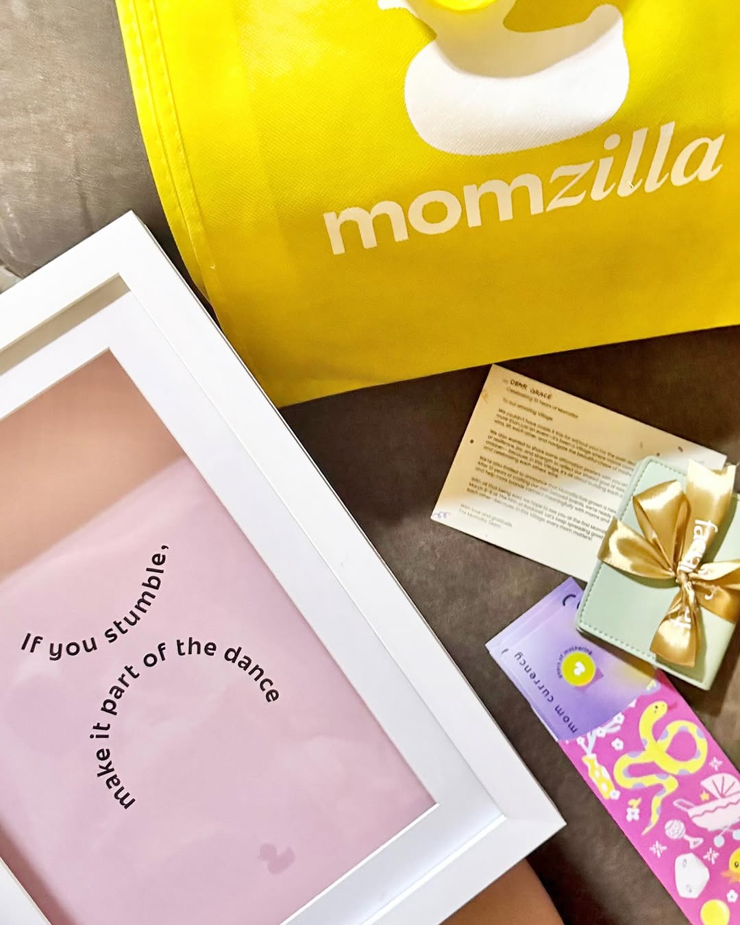 Momzilla - Shadow box frame with 5 assorted (random) posters (7930772553762) (7930774552610) (7930869121058)
