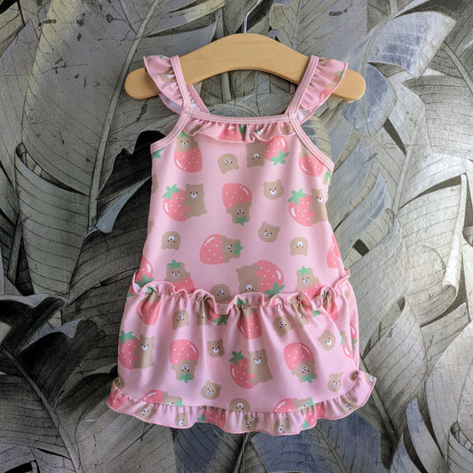 Pachi Pachi Kids - Strawberry Bear Swim Dress (Copy) (7975559036962)