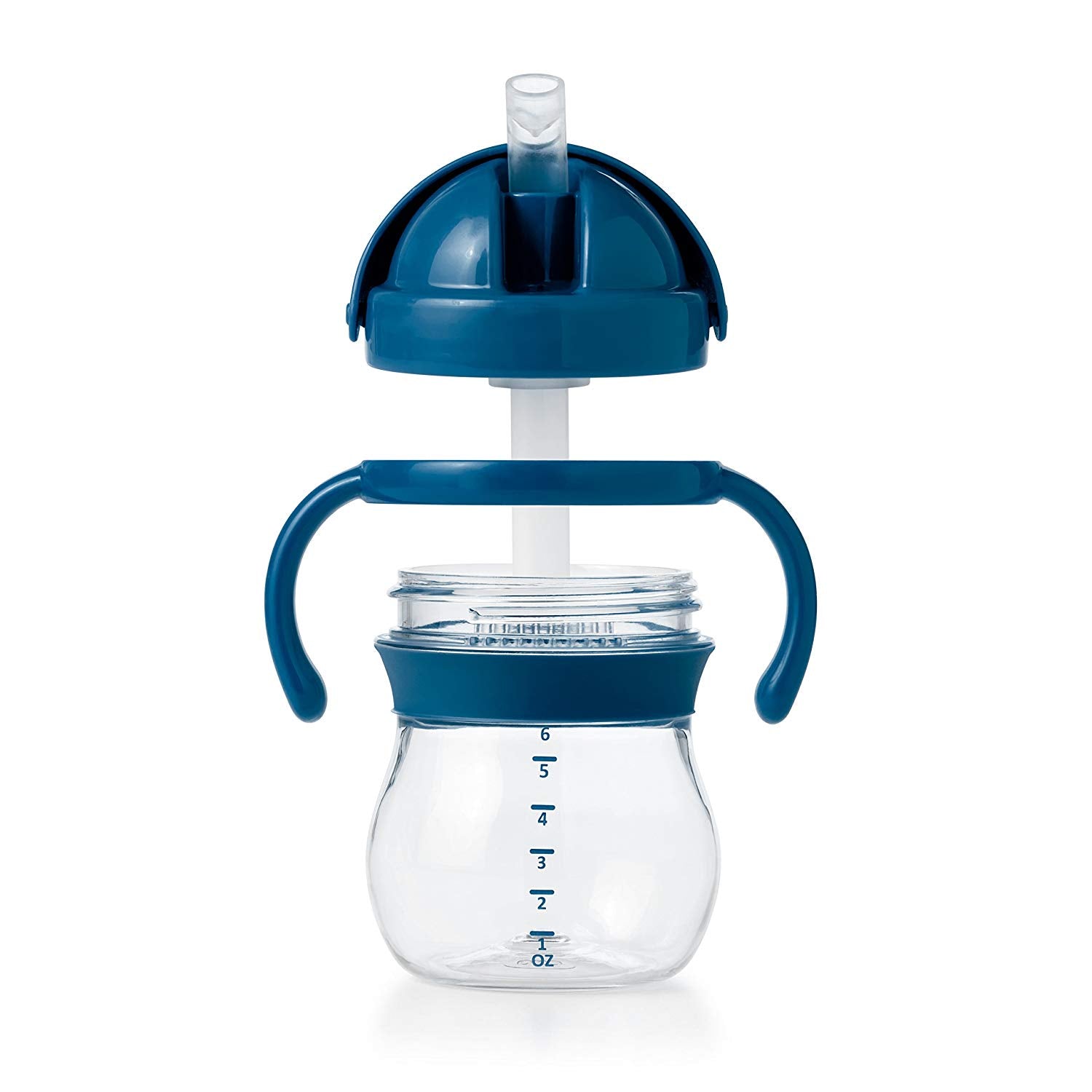 OXO Tot - OXO Tot Straw Cup 6oz - Gray (7330575417378) (7330578825250)