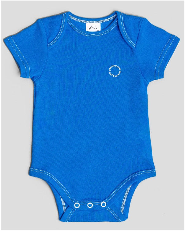 Yawning Yolk- Bodysuit in organic cotton (7197174595618)