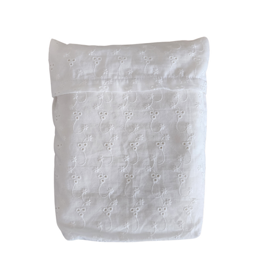 Sew Childhood Poncho Nursing Covers with Stiffener - White Eyelet (7972759502882)