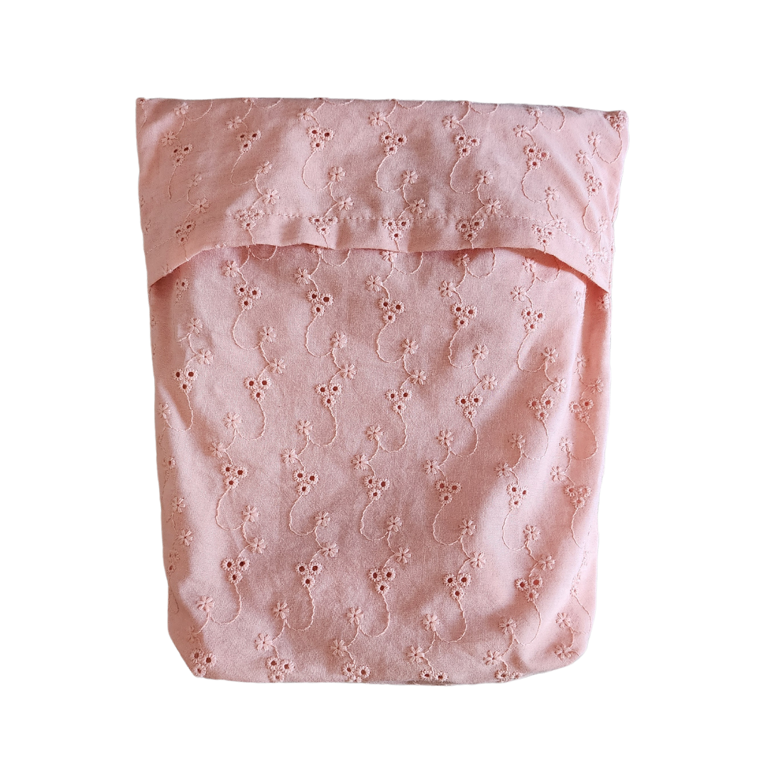 Sew Childhood Poncho Nursing Covers with Stiffener - Peach Eyelet (7972763107362)