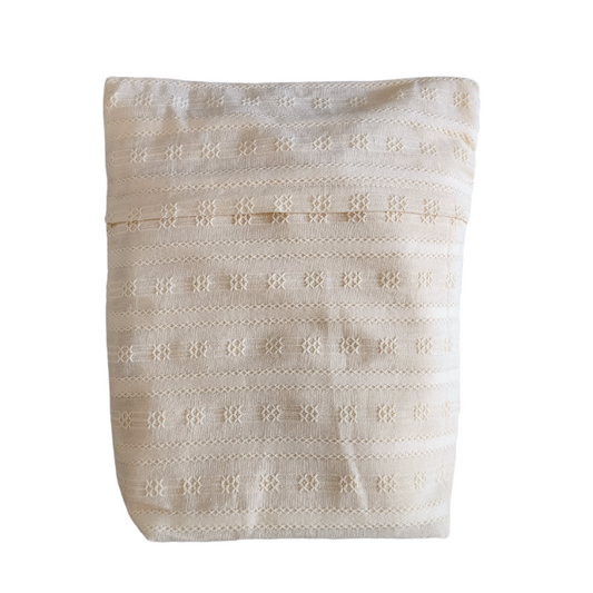 Sew Childhood Poncho Nursing Covers with Stiffener - Ivory Textured Cotton (7972770676770)