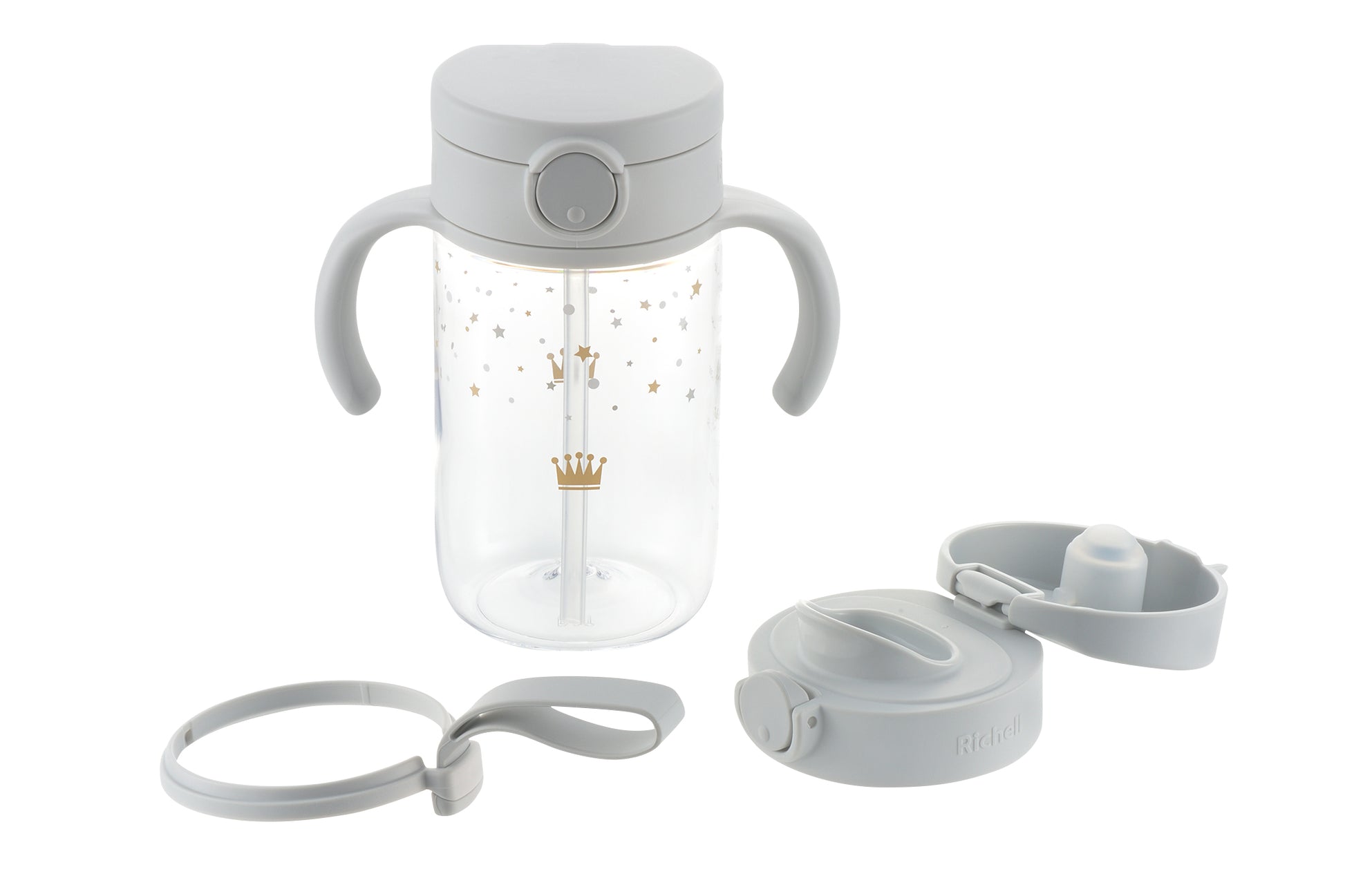 Richell Axstars Straw & Direct Drink Cup Set 320ml (7965728538658)