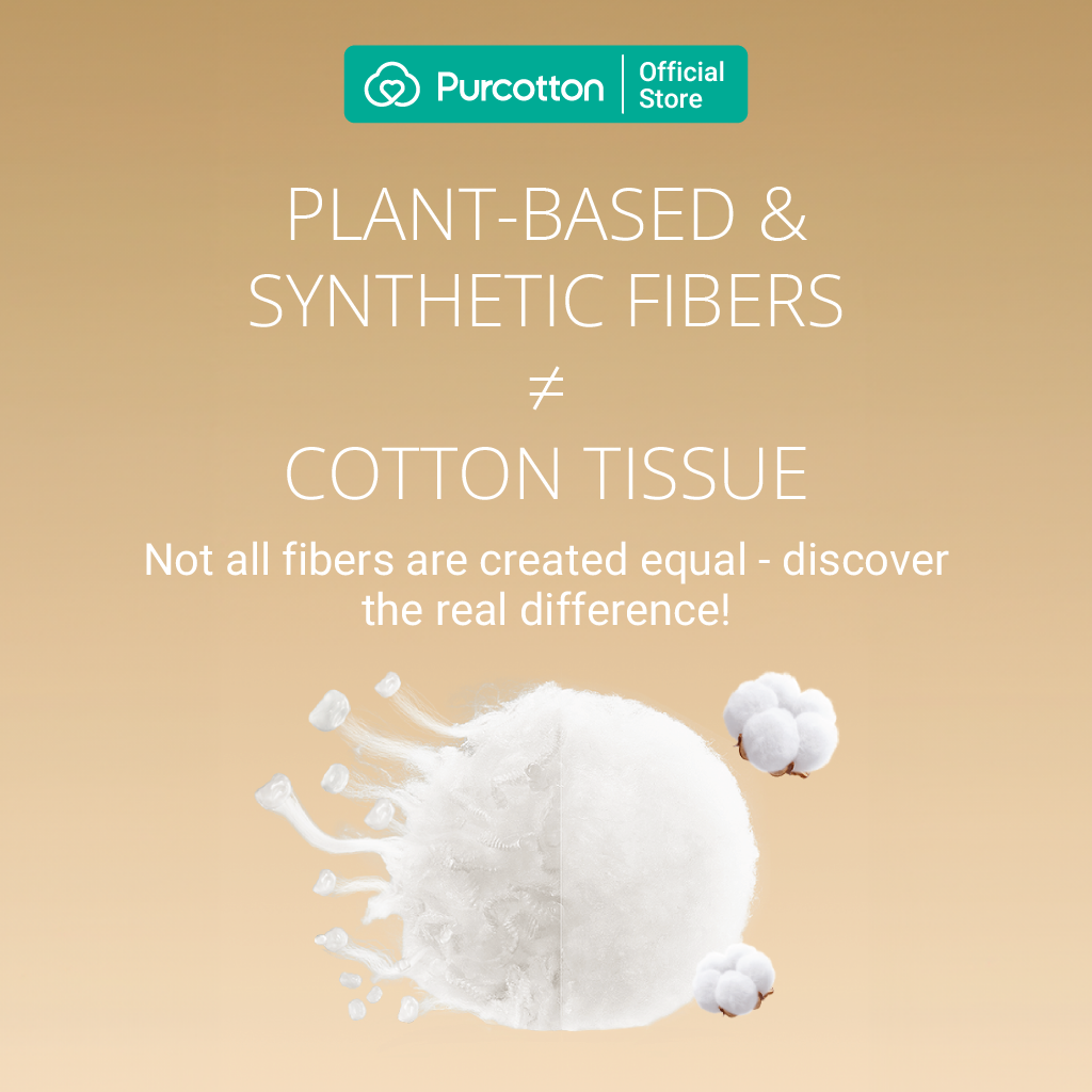 Purcotton Cotton Baby Tissue 80s (7869330620450)