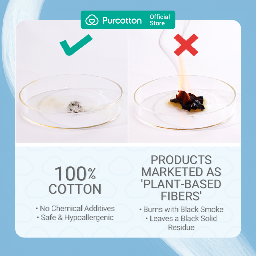 Purcotton Cotton Tissues 8s x 6 Pocket Packs (7869320626210)