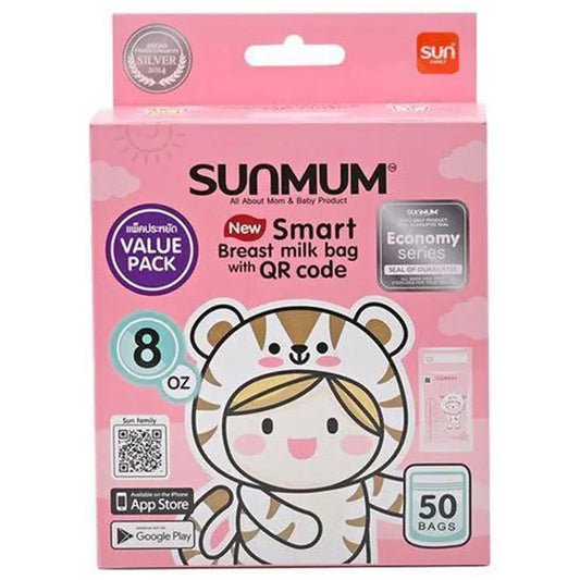 Sunmum - Smart Breast Milk Bag with QR Code (8022939664418)
