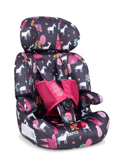 Cosatto - Zoomi Group 123 Anti-Escape Car Seat Unicorn Land (7975003979810)