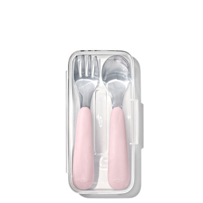 OXO Tot - OXO TOT OTG FORK AND SPOON - GRAY (7332209295394)