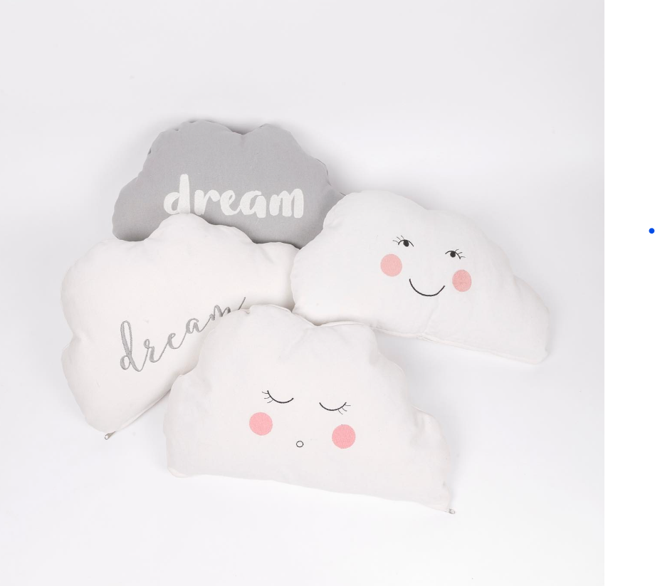 Fun Nest - Heart pillows sleepy (Pillowcase) (7988183760930)