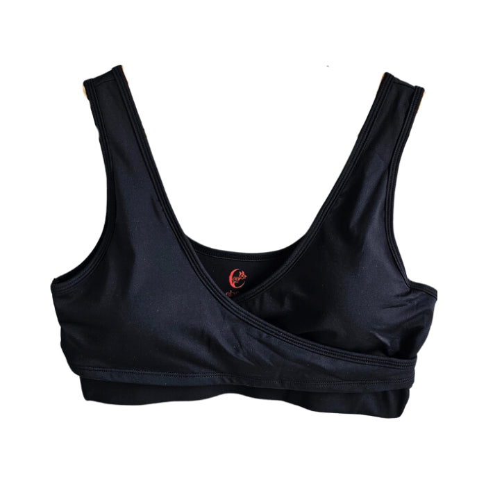 Elation - Nursing and Hands-free Pumping Bra in Black (7965564403746)