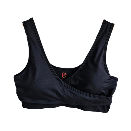 Elation - Nursing and Hands-free Pumping Bra in Black (7965564403746)