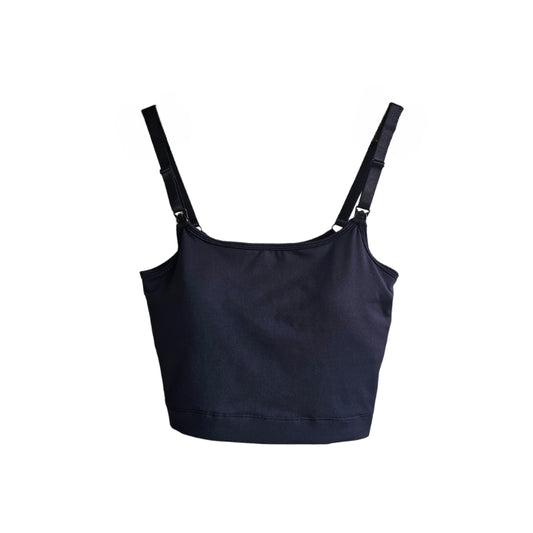 Elation - Nursing and Hands-free Pumping Cami in Black (7965569155106)