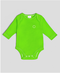 Yawning Yolk- Long bodysuit in organic cotton (7197174726690)