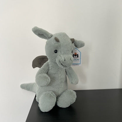 Momzilla X Jellycat Small Bashful Dragon Soft Toy Plush (7942601506850)