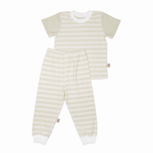 YOJI - Short Sleeved Shirt and Pajama Set (4506922516514)