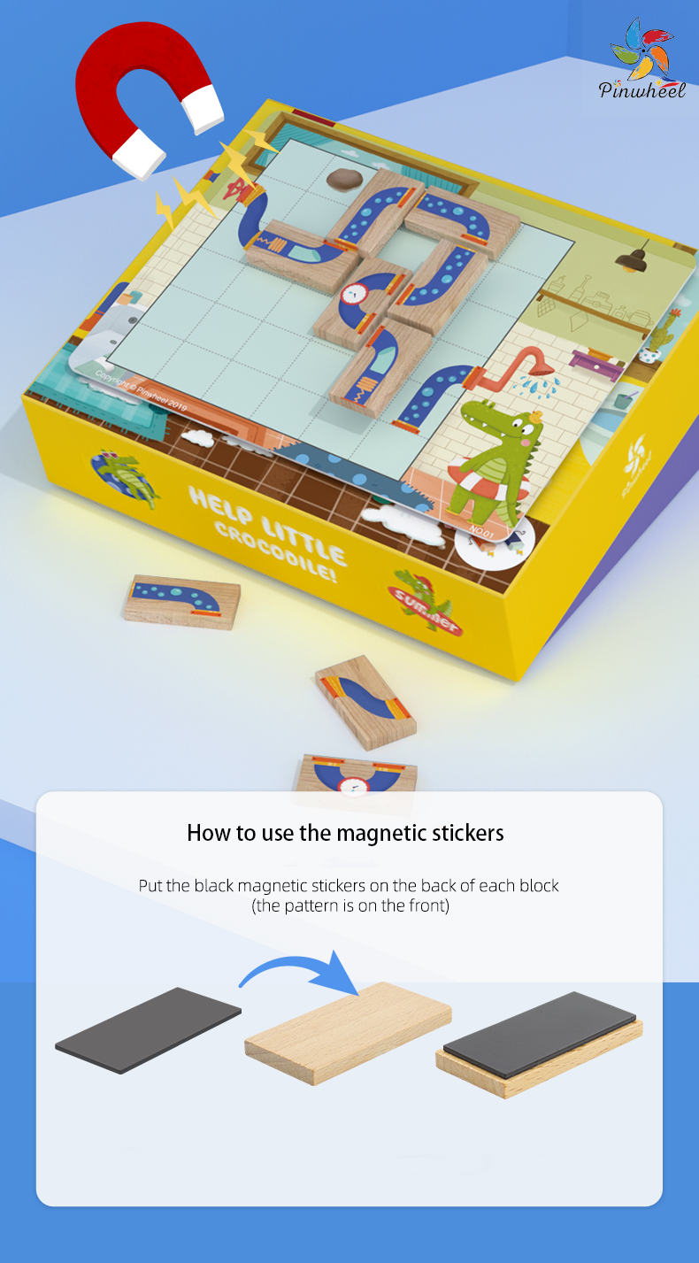 Pinwheel - Help Little Crocodile (6566663389218)