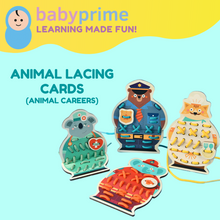 Load image into Gallery viewer, Baby Prime - Mideer Animal Lacing Cards (4816479027234)
