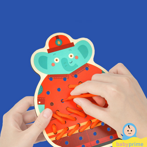 Baby Prime - Mideer Animal Lacing Cards (4816479027234)