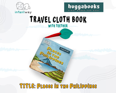 Infantway - Huggabooks Travel Cloth Book With Teether (Places In The Philippines) (6801764253730)