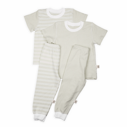 YOJI - Short Sleeved Shirt and Pajama Bundle (4506927366178)