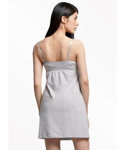 Mamaway - Essentials Maternity & Nursing Dress with Built-In Bra (Gray) (6538033430562)