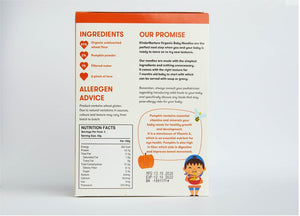 VPharma - Kindernurture Organic Baby Noodles 200g (Pumpkin) (6805963276322)