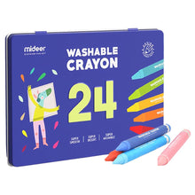 Load image into Gallery viewer, Baby Prime - Mideer Washable Crayon 24 colors (4816478568482)

