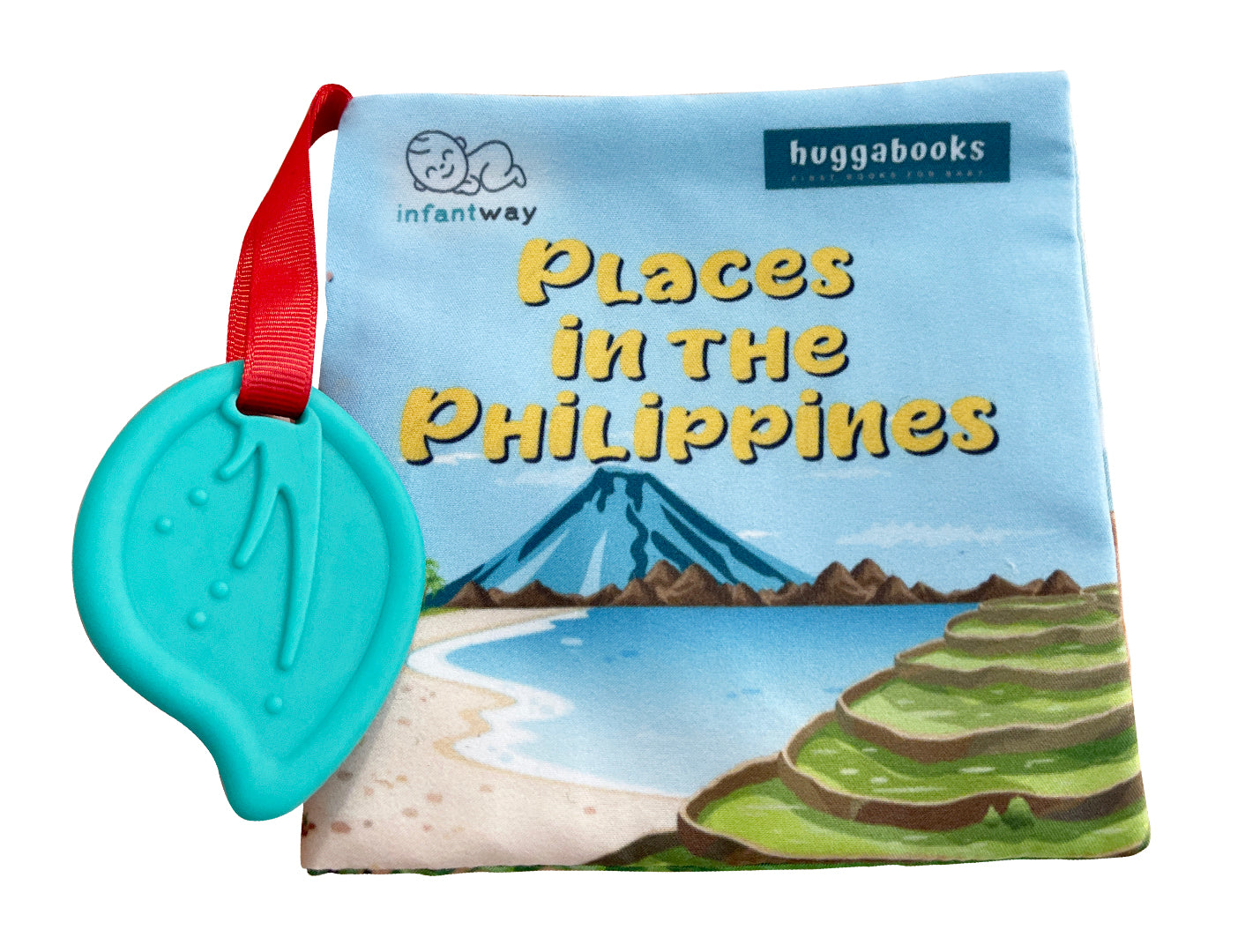 Infantway - Huggabooks Travel Cloth Book With Teether (Places In The Philippines) (6801764253730)