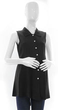 Load image into Gallery viewer, Mommy Plus - Mabel Classic Collared Sleeveless Maternity Blouse (4549460688930)
