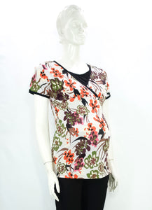 Mommy Plus - Nahla Printed Nursing Blouse (4549461016610)