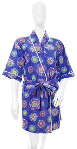 SleepyHead - Tricia Houndstooth Fleece Kimono Robe (4549468225570)
