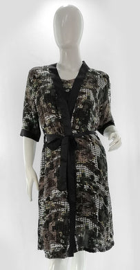 SleepyHead - Sabrina Printed Silk Kimono Robe (4549470486562)