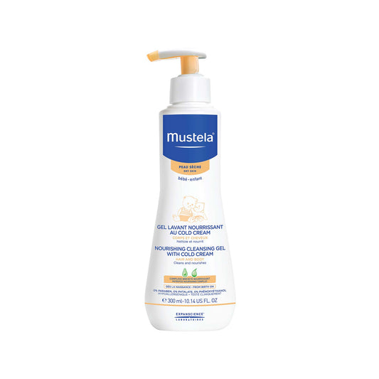 Mustela - Nourishing Cleansing Gel with Cold Cream 300ml (4544453443618)