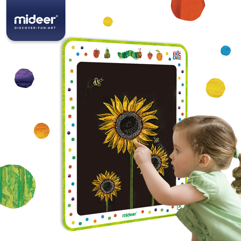 Baby Prime - Mideer Very Hungry Caterpillar Blackboard Sticker with 12 pcs chalk (4816478961698)