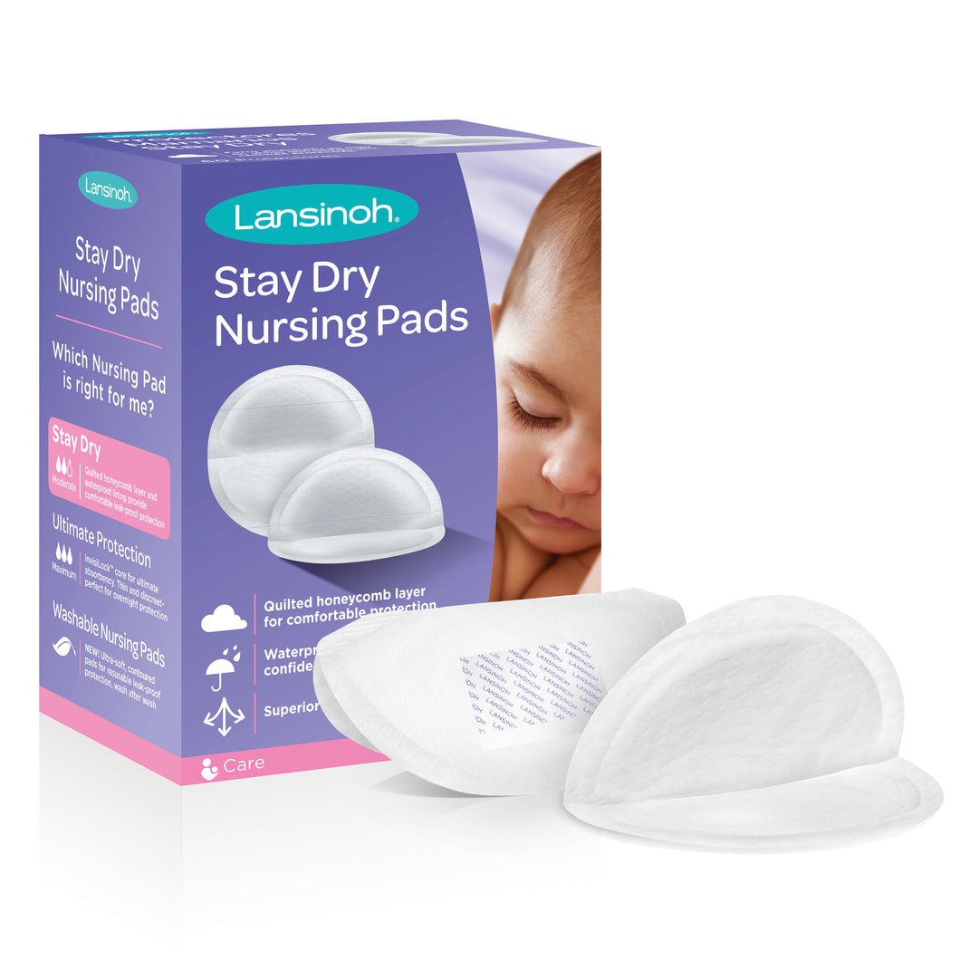 Kids Unlimited - Lansinoh Stay Dry Disposable Nursing Pads (60 Pads) (4818822430754)