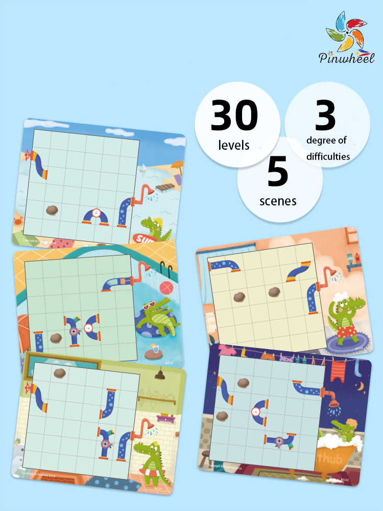 Pinwheel - Help Little Crocodile (6566663389218)