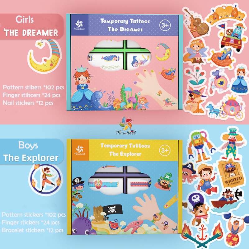 Pinwheel - Temporary Tattoos (6566662963234)