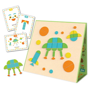 Baby Prime - Mideer Geometric Felt Puzzle (6542496956450)