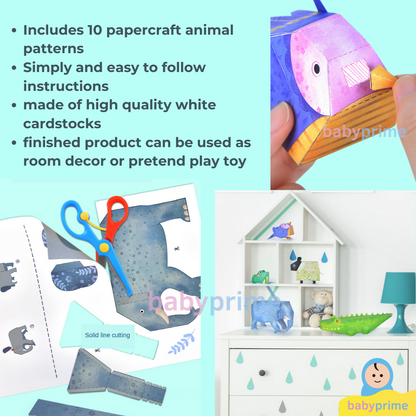 Baby Prime - Mideer 3D Animal Paper Models (4816476930082)