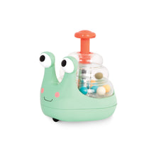 Load image into Gallery viewer, B. Toys - Escar-Glooooow Rolling Light- Up Snail Popper (4538946388002)
