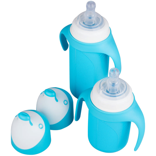 Baboo Basix - 3 in 1 Multifunctional Baby Feeding Bottle 150ml (6541103464482)