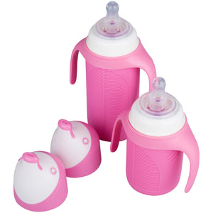 Baboo Basix - 3 in 1 Multifunctional Baby Feeding Bottle 240ml (6541103497250)
